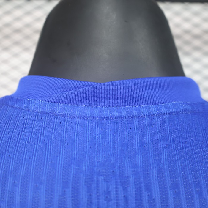 Player Version 2024 USA Away Blue Soccer Jersey United States Football Shirt