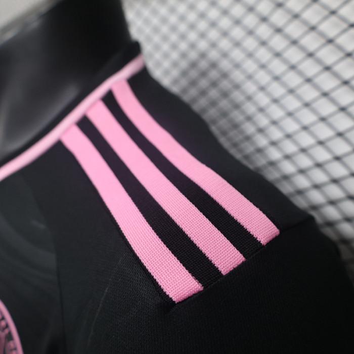Player Version 2024-2025 Inter Miami Away Black Soccer Jersey