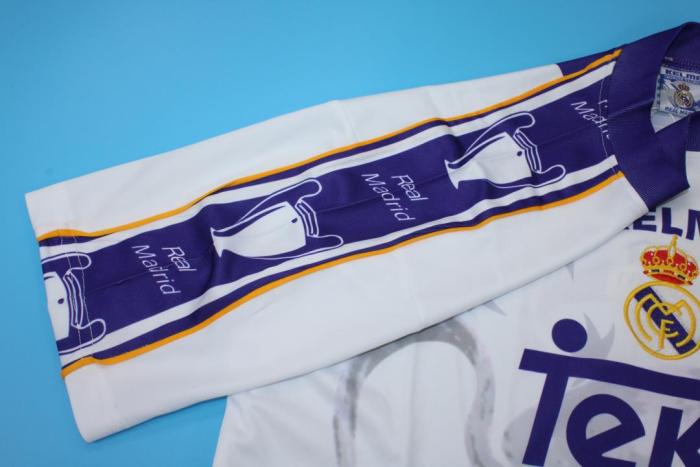 Retro Jersey 1997-1998 Real Madrid Champions League 7 COPA EUROPA Commemorative Edition Soccer Jersey
