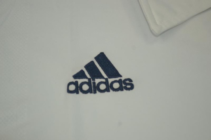 with UCL Patch Long Sleeve Retro Jersey 2001-2002 Real Madrid Home Soccer Jersey