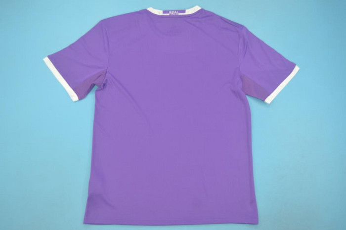Retro Jersey Real Madrid 2016-2017 Away Purple Soccer Jersey Vintage Football Shirt