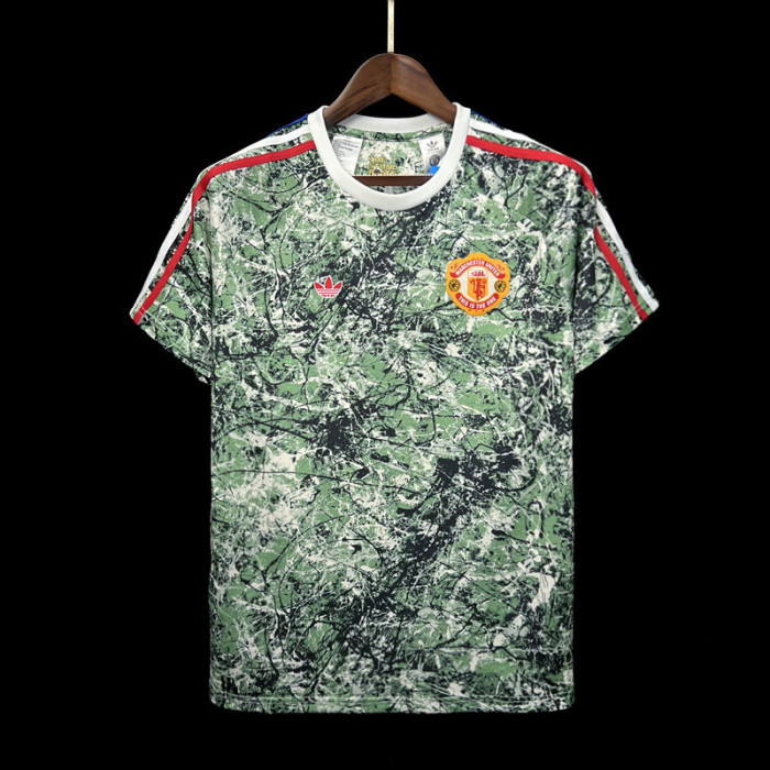 Fan Version 2024 Manchester United Special Edition Soccer Pre-match Top Jersey Man United Football Shirt
