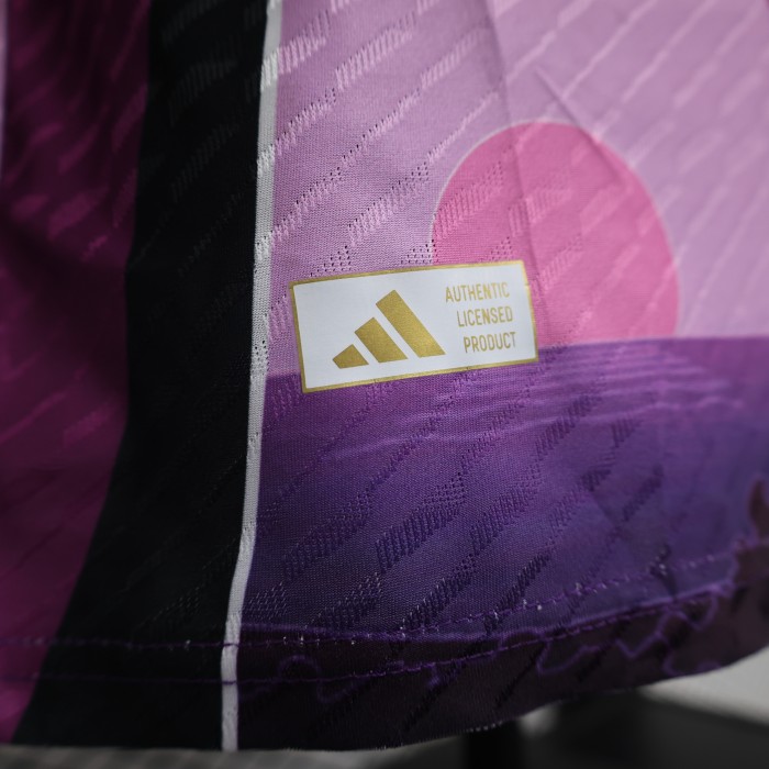 Player Version 2024 Japan Purple Soccer Jersey