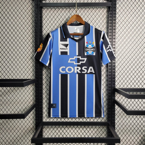 Retro Camisetas de Futbol 1998 Gremio Home Soccer Jersey Vintage Football Shirt