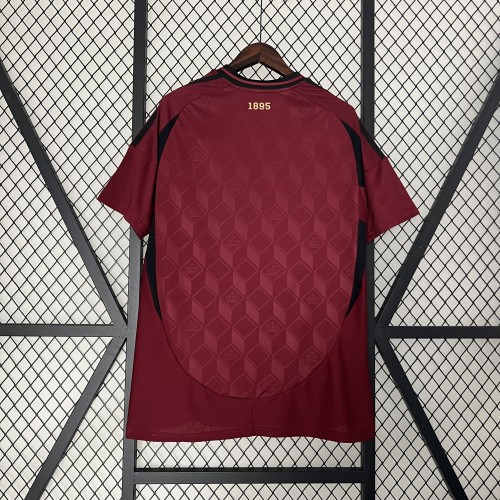 Fan Version 2024 BEL Home Soccer Jersey Football Shirt