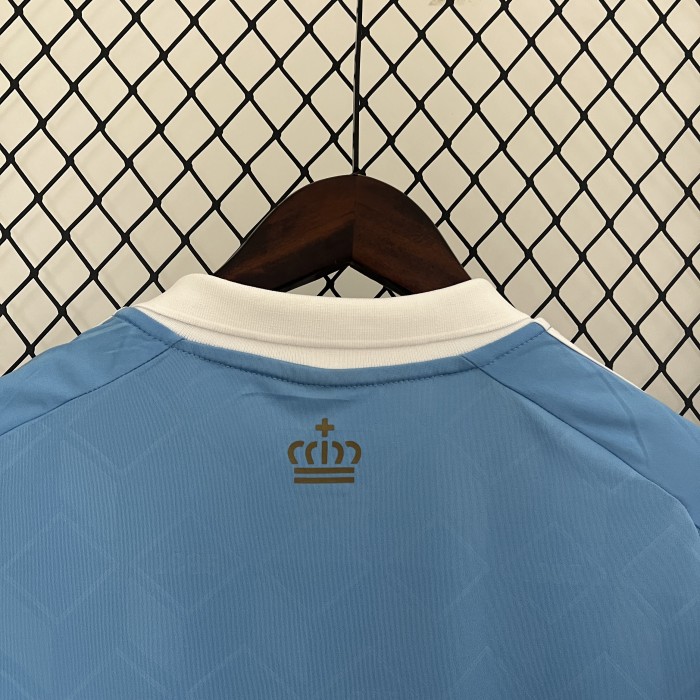 Fan Version 2024 BEL Away Blue Soccer Jersey Football Shirt