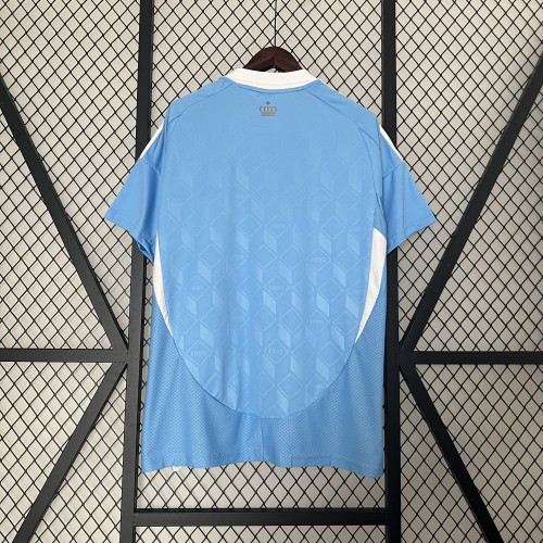 Fan Version 2024 BEL Away Blue Soccer Jersey Football Shirt