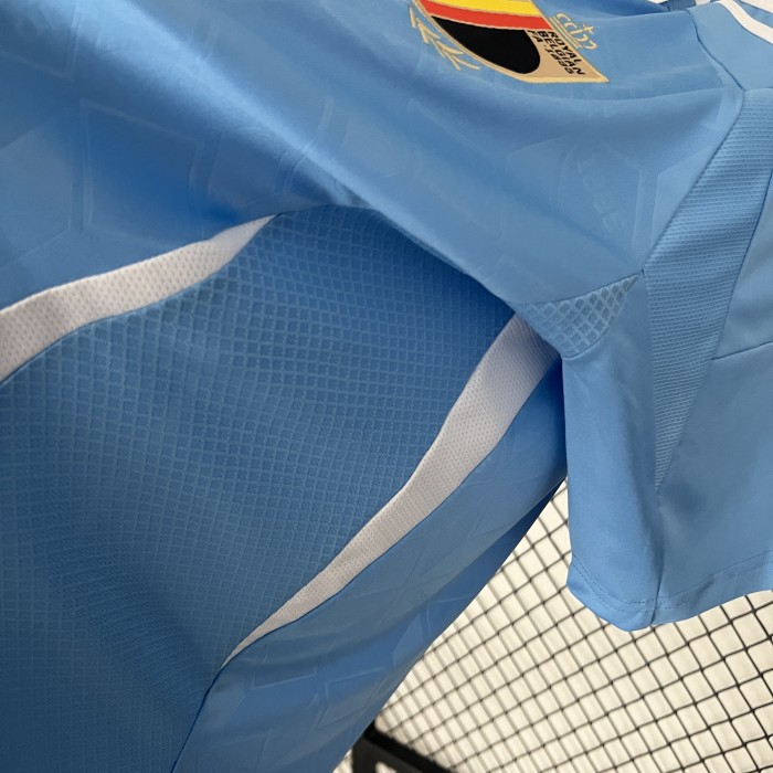 Fan Version 2024 BEL Away Blue Soccer Jersey Football Shirt