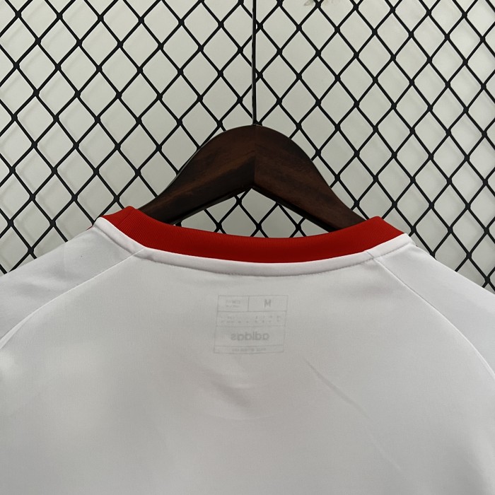 Fan Version 2024 Venezuela Away White Soccer Jersey Football Shirt