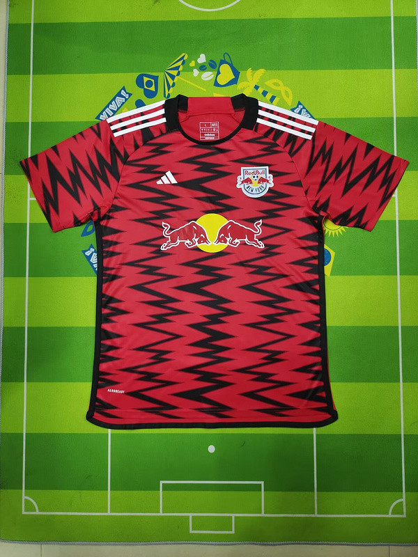 Fan Version 2024 New York Red Bulls Away Red Soccer Jersey