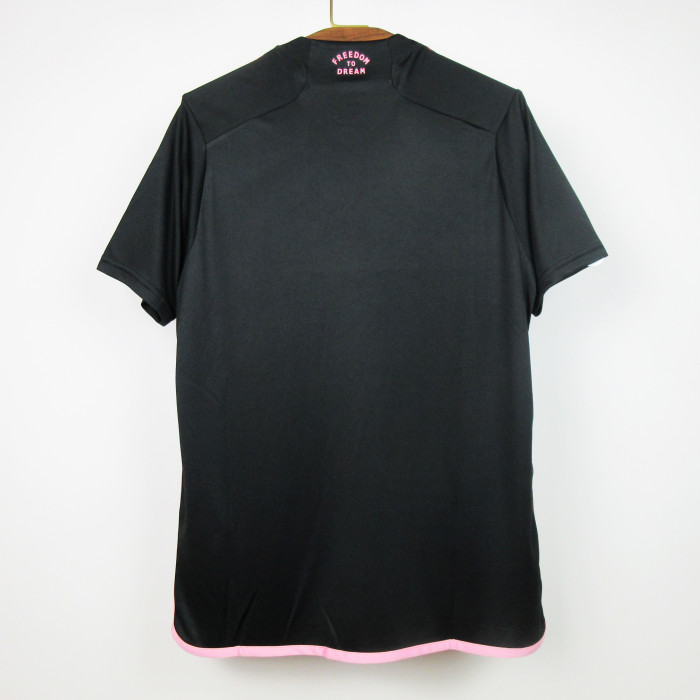 Fan Version 2024-2025 Inter Miami Away Black Soccer Jersey Football Shirt