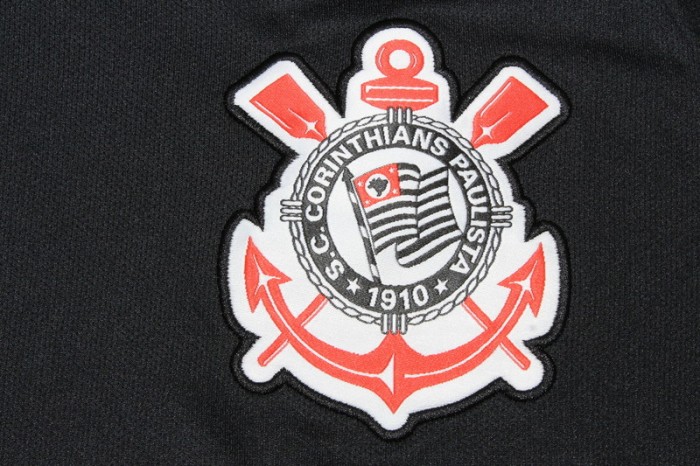Retro Jersey 2019-2020 Corinthians Away Black Football Shirt Vintage Soccer Jersey
