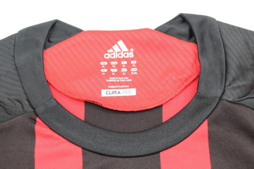 Long Sleeve Retro Jersey 2008-2009 AC Milan Home Vintage Soccer Jersey