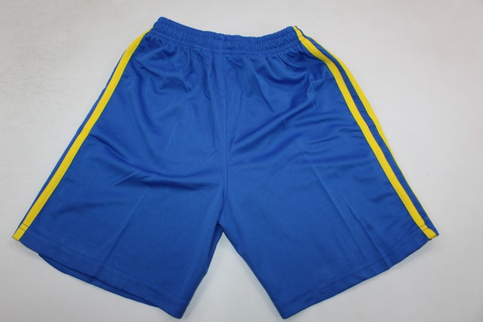 Retro Kids Kit Youth Uniform 1981 Boca Juniors Home Soccer Jersey Shorts Child Vintage Football Kit