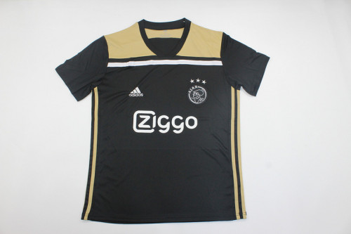 Retro Shirt 2018-2019 Ajax Away Black Soccer Jersey Vintage Football Shirt