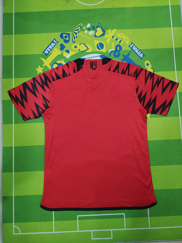 Fan Version 2024 New York Red Bulls Away Red Soccer Jersey