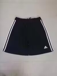 Ad Blank Black Soccer Shorts White Football Shorts