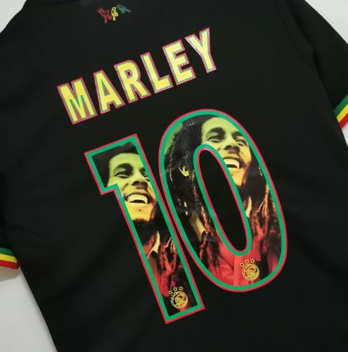 Retro Jersey 2021-2022 AJAX BOB MARLEY SPECIAL PRINT Soccer Jersey Third Away Football Shirt