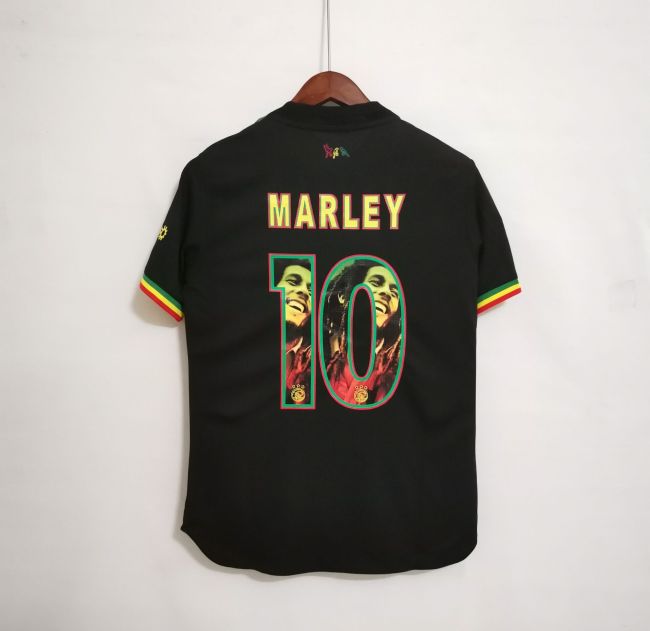 Retro Jersey 2021-2022 AJAX BOB MARLEY SPECIAL PRINT Soccer Jersey Third Away Football Shirt