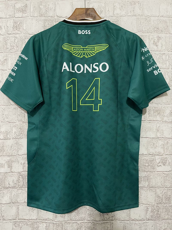 Aston Martin 2024 Green Shirts 14 ALONSO Racing Suit