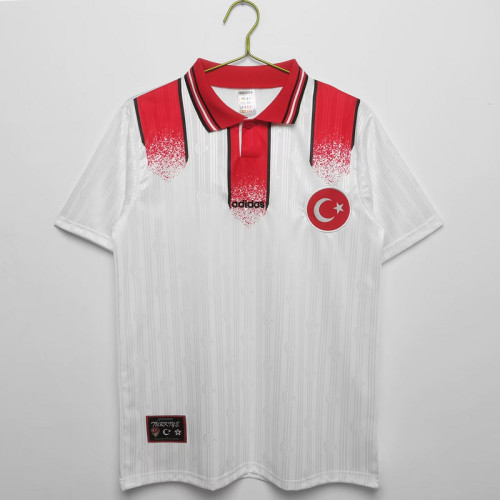 Retro Jersey 1990 Turkey Away Soccer Jersey Vintage Football Shirt