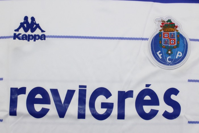 Retro Shirt 1985-1986 Porto Away White Vintage Soccer Jersey
