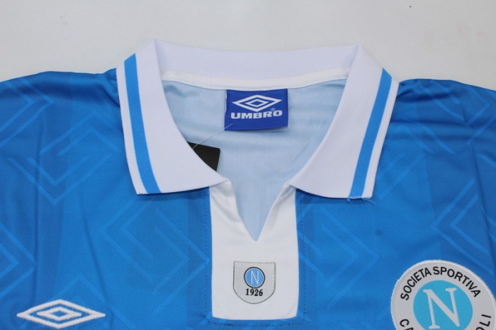 Retro Shirt 1993-1994 Calcio Napoli Vintage Home Soccer Jersey