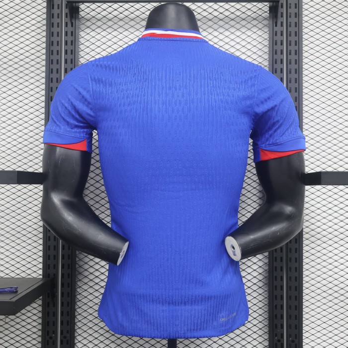 Player Version 2024 France Home Soccer Jersey Football Shirt