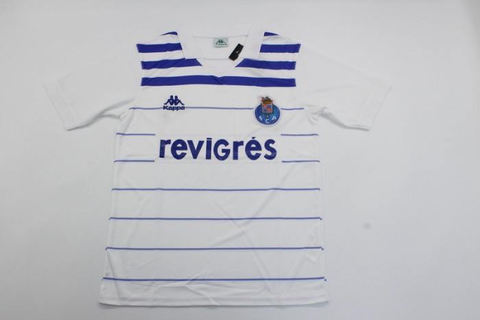 Retro Shirt 1985-1986 Porto Away White Vintage Soccer Jersey