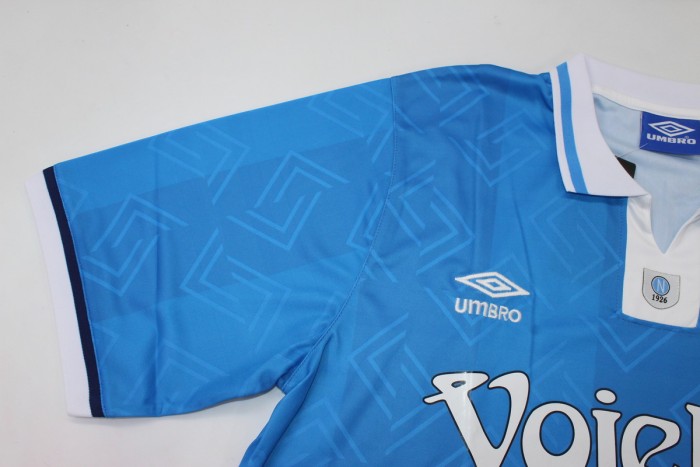 Retro Shirt 1993-1994 Calcio Napoli Vintage Home Soccer Jersey