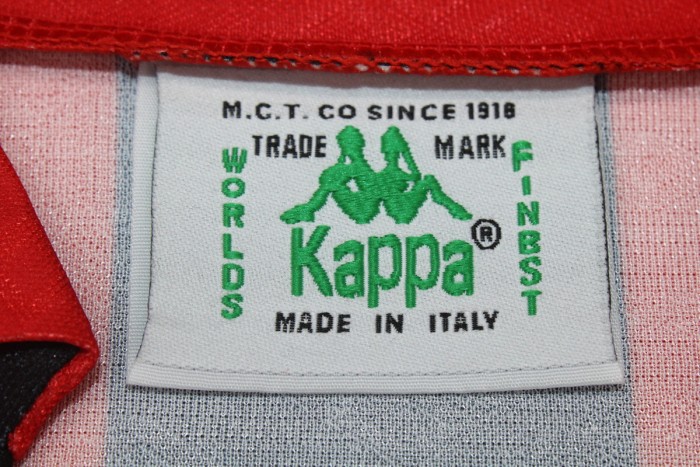 Long Sleeve Retro AC Maillot 1989-1990 AC Milan Home Vintage Soccer Jersey