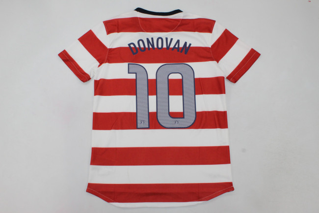 Retro USA Shirt 2013 United States DONOVAN 10 Home Soccer Jersey