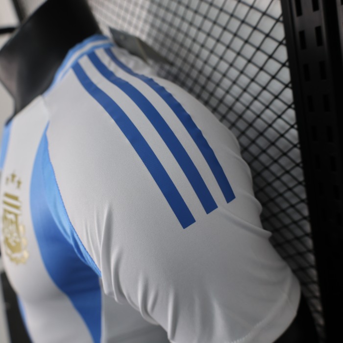 with FIFA World Champions 2022 Patch Player Version Argentina 2024 Home Soccer Jersey Camisetas de Futbol