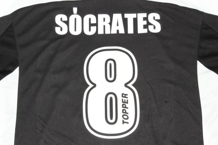 Retro Camisetas de Futbol 2000 Corinthians SOCRATES 8 Away Soccer Jersey Vintage Football Shirt