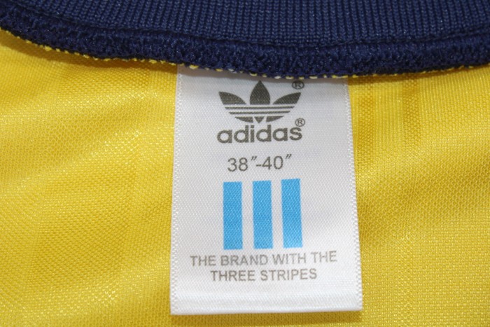 Retro Jersey 1988-1989 Long Sleeve Arsenal Away Yellow Soccer Jersey