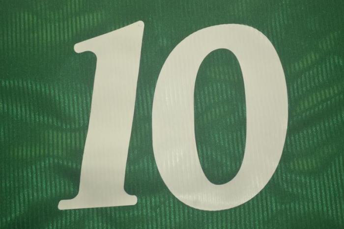 Retro Jersey 1999 Palmeiras RHUMELL 10 Liberator Cup Champions Soccer Jersey Green Vintage Football Shirt