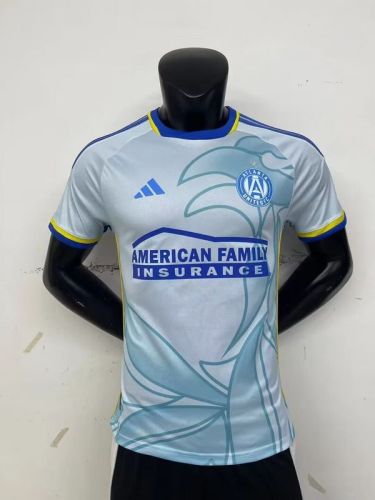 Player Version 2024-2025 Atlanta United Away Blue Soccer Jersey