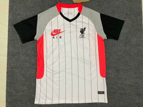 Retro Jersey 2020-2021 Liverpool Third Away White Soccer Jersey Vintage Football Shirt