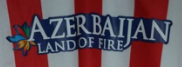 AZERBAIJAN LAND OF FIRE Front Sponor Logo for 2012-2013 Atletico Madrid Home Soccer Jersey