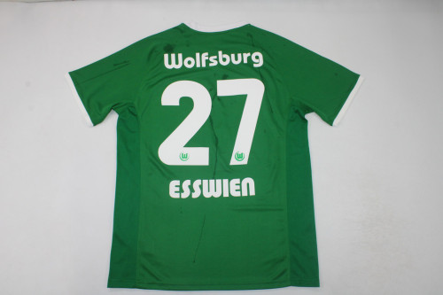 Retro Shirt 2008-2009 VfL Wolfsburg ESSWIEN 27 Home Soccer Jersey Vintage Football Shirt