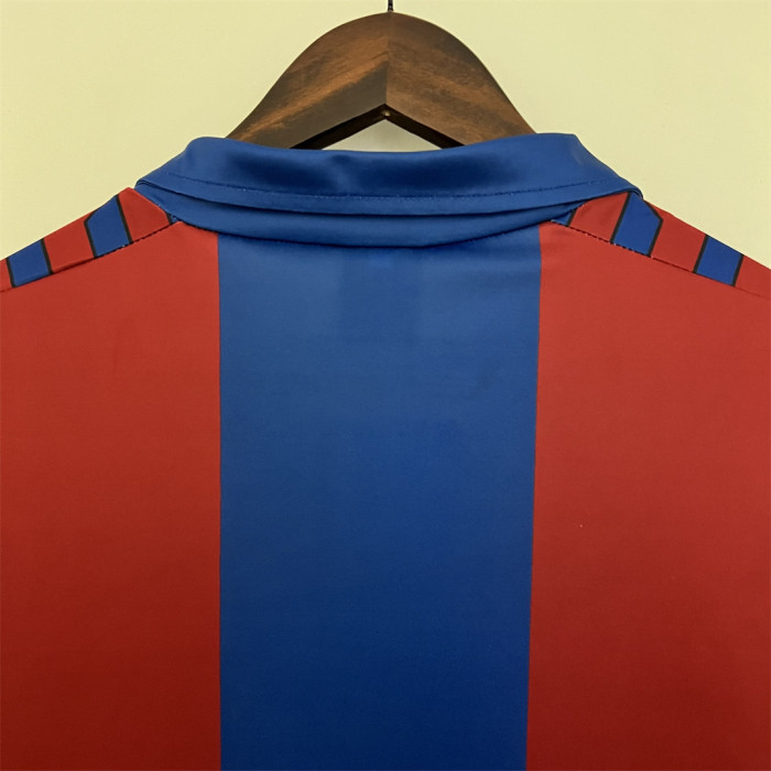 Retro Jersey 1980-1982 Barcelona Home Soccer Jersey Vintage Football Shirt