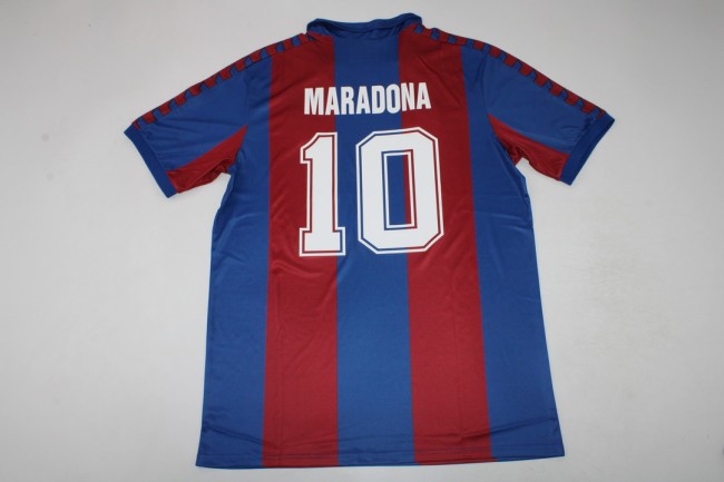 Retro Jersey 1980-1982 Barcelona MARADONA 10 Home Soccer Jersey Vintage Football Shirt