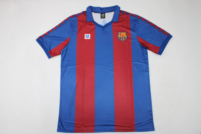 Retro Jersey 1980-1982 Barcelona MARADONA 10 Home Soccer Jersey Vintage Football Shirt