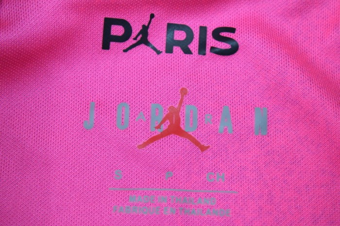 with UCL Patch Retro Jersey 2020-2021 PSG Pink Soccer Jersey Vintage Paris Football Maillot