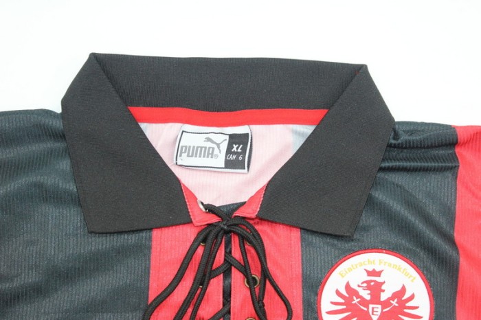 with Patch Retro Shirt 1999-2000 Eintracht Frankfurt Home Vintage Soccer Jersey