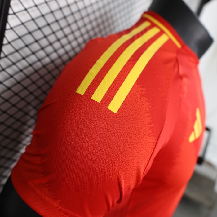 Player Version Spain 2024 Home Soccer Jersey España Camisetas de Futbol
