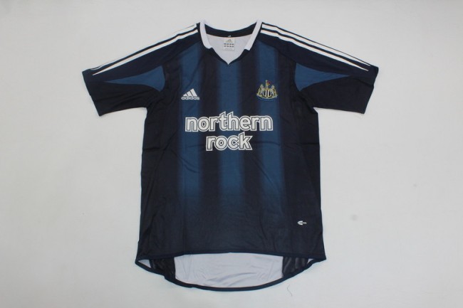 Retro Jersey 2004-2005 Newcastle United Away Dark Blue Soccer Jersey Vintage Football Shirt
