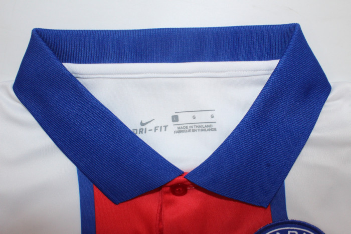 Retro Jersey 2020-2021 PSG Away White Soccer Jersey Vintage Paris Football Maillot