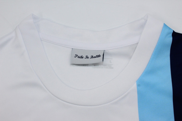 Retro Jersey 2013-2014 Manchester City KUN AGUERO 16 Away White Soccer Jersey Vintage Man City Football Shirt