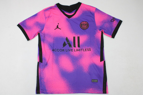 Retro Jersey 2020-2021 PSG Pink Soccer Jersey Vintage Paris Football Maillot